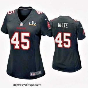 Stellar Devin White Buccaneers Black Super Bowl Lv Game Fashion Jersey