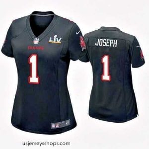 Exquisite Greg Joseph Buccaneers Black Super Bowl Lv Game Fashion Jersey