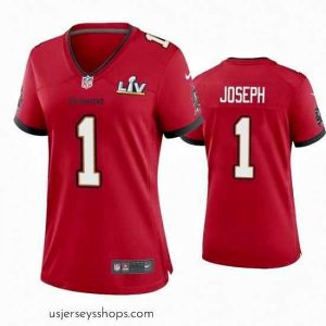 Magnificent Greg Joseph Buccaneers Red Super Bowl Lv Game Jersey