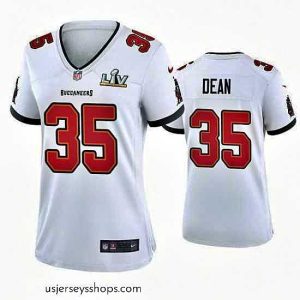 Captivating Jamel Dean Buccaneers White Super Bowl Lv Game Jersey