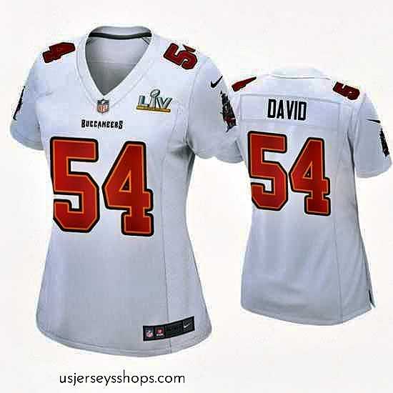 Exquisite Lavonte David Buccaneers White Super Bowl Lv Game Fashion Jersey
