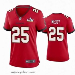 Alluring Lesean Mccoy Buccaneers Red Super Bowl Lv Game Jersey