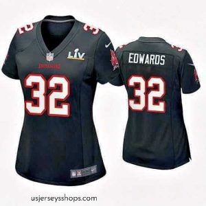 Alluring Mike Edwards Buccaneers Black Super Bowl Lv Game Fashion Jersey