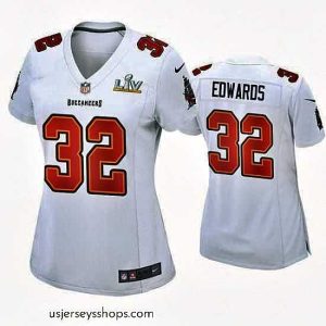 Captivating Mike Edwards Buccaneers White Super Bowl Lv Game Fashion Jersey