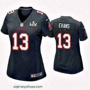 Enchanting Mike Evans Buccaneers Black Super Bowl Lv Game Fashion Jersey