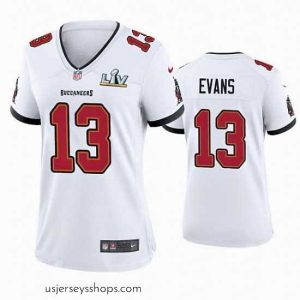 Breathtaking Mike Evans Buccaneers White Super Bowl Lv Game Jersey