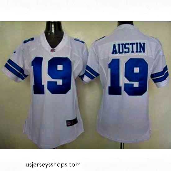 Captivating Nike Dallas Cowboys 19# Austin White Jersey