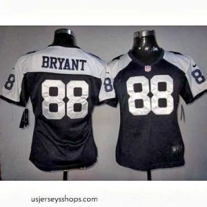 Stellar Nike Dallas Cowboys #88 Bryant Blue Thankgivings Nike NFL Jerseys