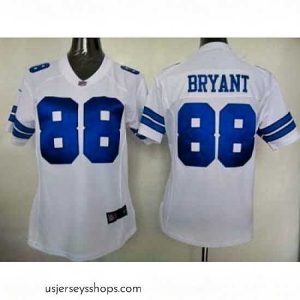 Glamorous Nike Dallas Cowboys 88# Bryant White Jersey
