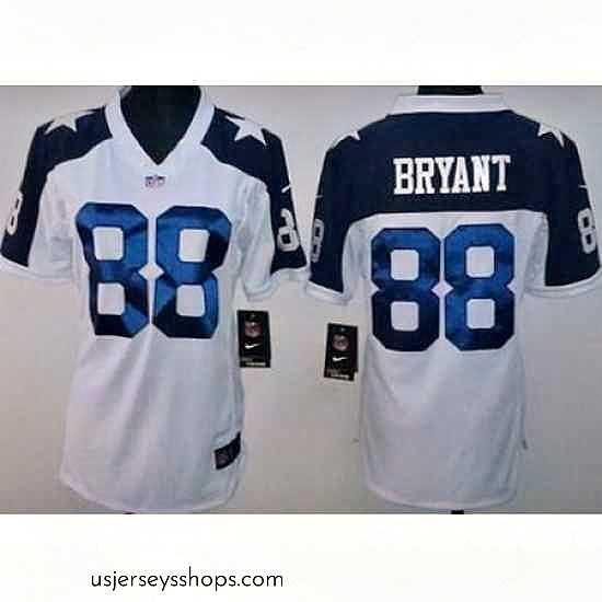 Sensational Nike Dallas Cowboys 88 Dez Bryant White Thanksgivings LIMITED NFL Jerseys