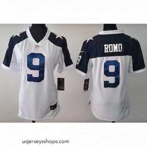 Exquisite Nike Dallas Cowboys 9 Tony Romo White Thanksgivings NFL Jerseys