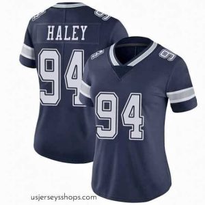 Exquisite Nike Dallas Cowboys #94 Charles Harley Blue Vapor Limited Stitched NFL Jersey