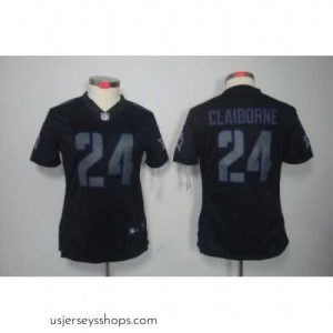 Stellar Nike NFL Dallas Cowboys #24 Morris Claiborne Black Jerseys[Impact Limited]