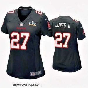 Glamorous Ronald Jones Ii Buccaneers Black Super Bowl Lv Game Fashion Jersey
