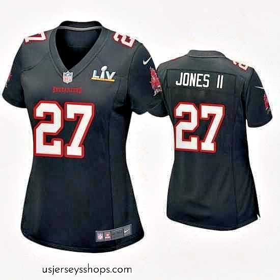 Glamorous Ronald Jones Ii Buccaneers Black Super Bowl Lv Game Fashion Jersey