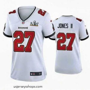 Stellar Ronald Jones Ii Buccaneers White Super Bowl Lv Game Jersey