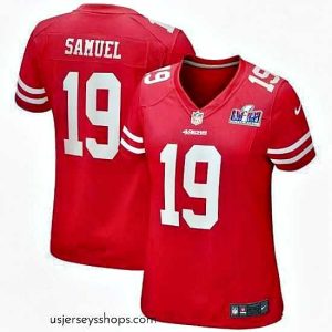 Magnificent San Francisco 49ers 19 Deebo Samuel Red 2023 F.U.S.E   Vapor Untouchable Limited Stitched Football 2024 Super Bowl LVIII Jersey