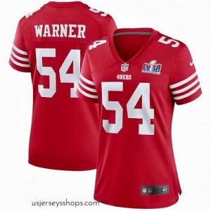 Alluring San Francisco 49ers 54 Fred Warner Red 2023 F.U.S.E  Vapor Untouchable Limited Stitched Football 2024 Super Bowl LVIII Jersey