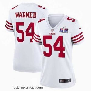 Enchanting San Francisco 49ers 54 Fred Warner White 2023 F.U.S.E  Vapor Untouchable Limited Stitched Football 2024 Super Bowl LVIII Jersey