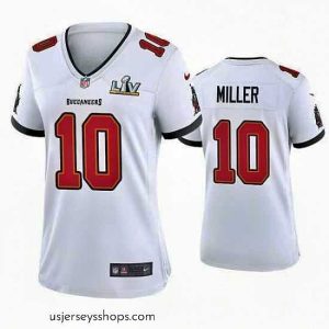 Glamorous Scotty Miller Buccaneers White Super Bowl Lv Game Jersey