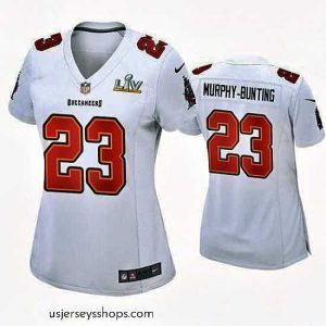 Exquisite Sean Murphy Bunting Buccaneers White Super Bowl Lv Game Fashion Jersey