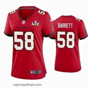 Exquisite Shaquil Barrett Buccaneers Red Super Bowl Lv Game Jersey