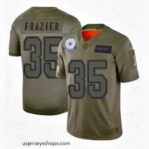 Glamorous Womens Dallas Cowboys 35 Kavon Frazier Limited Camo 2019 Salute to Service Football Jersey