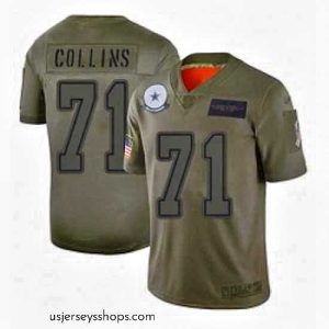 Breathtaking Womens Dallas Cowboys 71 Lael Collins Limited Camo 2019 Salute to Service Football Jersey