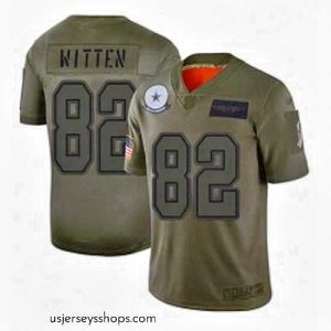 Breathtaking Womens Dallas Cowboys 82 Jason Witten Limited Camo 2019 Salute to Service Football Jersey