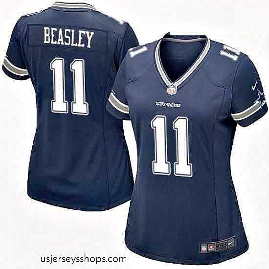 Stunning Womens Nike Dallas Cowboys 11 Cole Beasley Game Navy Blue Team Color NFL Jersey