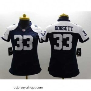 Magnificent Womens Nike Dallas Cowboys #33 Tony Dorsett Navy Blue Thanksgiving NFL Limited Jersey