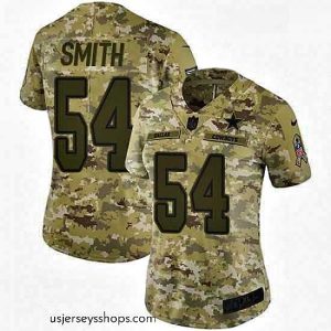 Exquisite Womens Nike Dallas Cowboys 54 Jaylon Smith Limited Camo 2018 Salute to Service NFL Jersey