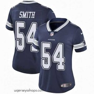 Exquisite Womens Nike Dallas Cowboys 54 Jaylon Smith Navy Blue Team Color Vapor Untouchable Limited Player NFL Jersey