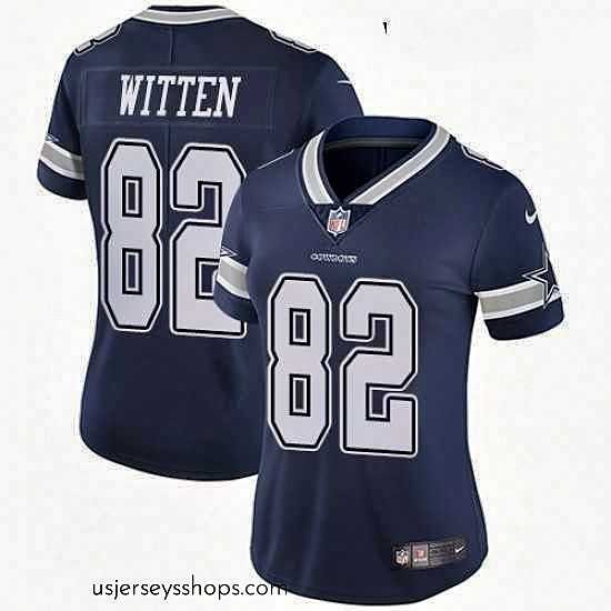 Stunning Womens Nike Dallas Cowboys 82 Jason Witten Navy Blue Team Color Vapor Untouchable Limited Player NFL Jersey