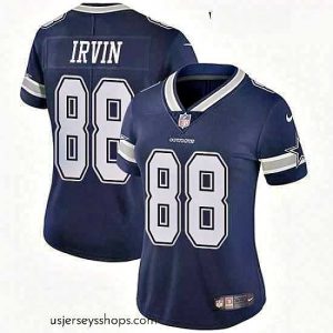 Exquisite Womens Nike Dallas Cowboys 88 Michael Irvin Elite Navy Blue Team Color NFL Jersey