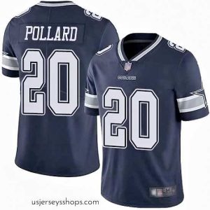 Glamorous Cowboys 20 Tony Pollard Navy Blue Team Color Stitched Football Vapor Untouchable Limited Jersey