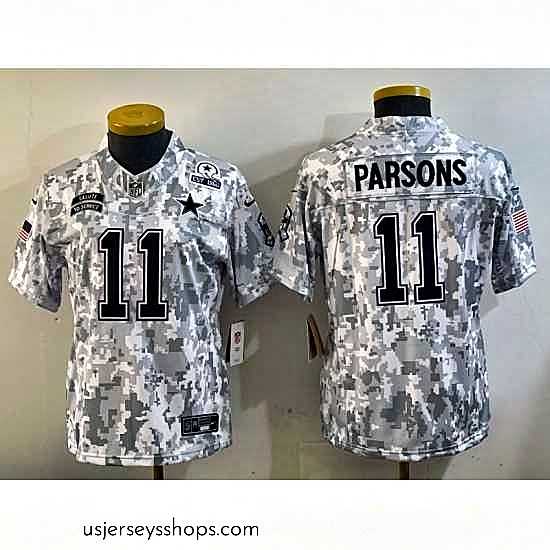 Alluring Dallas Cowboys 11 Micah Parsons 2024 F.U.S.E Arctic Camo Salute To Service Limited Stitched Football Jersey 3