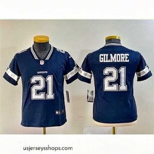 Stunning Dallas Cowboys 21 Stephon Gilmore Navy Vapor Untouchable Stitched Football Jersey