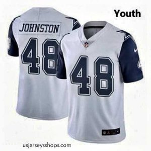 Stunning Dallas Cowboys 48 Daryl Johnston Nike Rush Limited Jersey