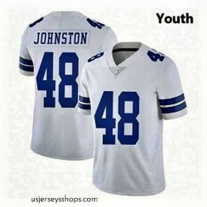 Breathtaking Dallas Cowboys 48 Daryl Johnston Nike Vapor White Limited Jersey
