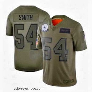 Exquisite Dallas Cowboys 54 Jaylon Smith Limited Camo 2019 Salute to Service Football Jersey
