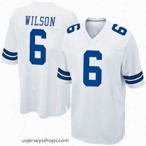 Glamorous Dallas Cowboys 6 Donavan Wilson White  Stitched Vapor Untouchable Limited Jerseys