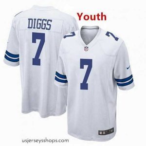 Exquisite Dallas Cowboys 7 Trevon Diggs  White Jersey