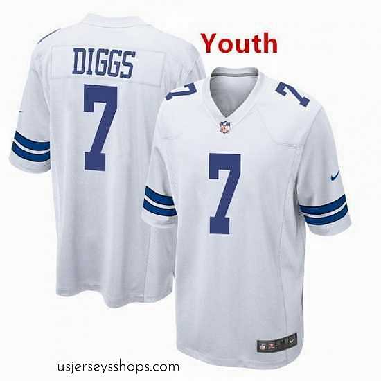 Exquisite Dallas Cowboys 7 Trevon Diggs White Jersey