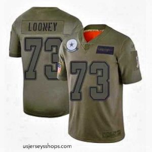 Stunning Dallas Cowboys 73 Joe Looney Limited Camo 2019 Salute to Service Football Jersey