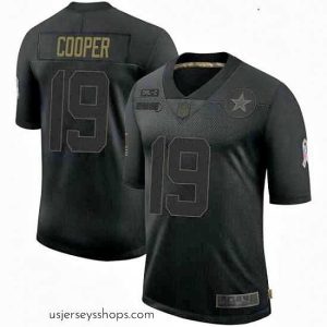 Stellar Dallas Cowboys Amari Cooper Black Limited 2020 Salute To Service Jersey
