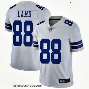 Glamorous Dallas Cowboys CeeDee Lamb White Limited Vapor Untouchable Jersey