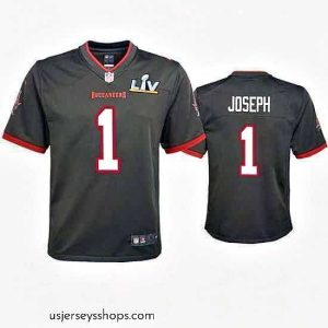 Captivating Greg Joseph Buccaneers Pewter Super Bowl Lv Game Jersey