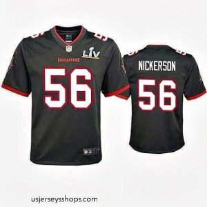 Magnificent Hardy Nickerson Buccaneers Pewter Super Bowl Lv Game Jersey