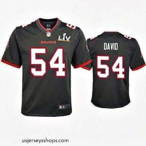 Breathtaking Lavonte David Buccaneers Pewter Super Bowl Lv Game Jersey